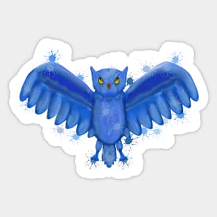 Blue owl Sticker